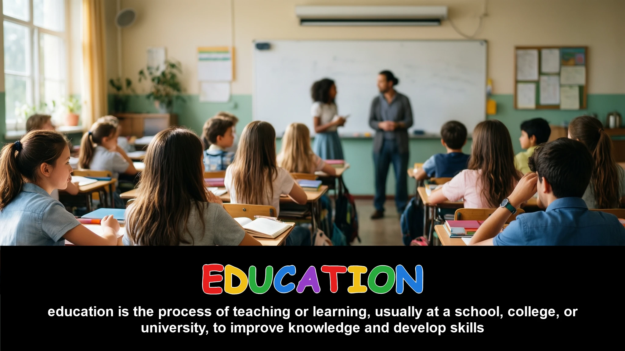 English Illustration for education